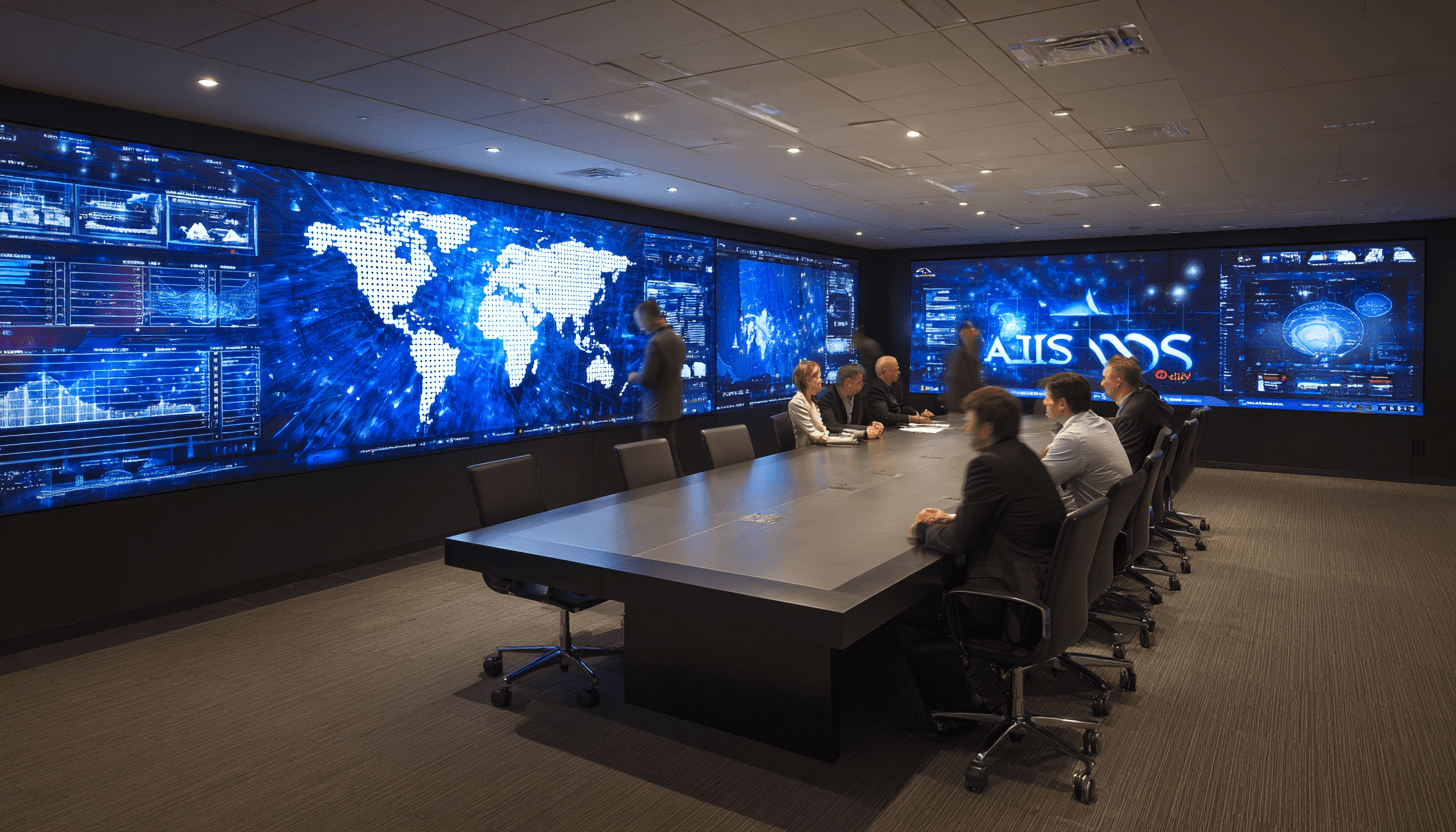 A team running AI in their business